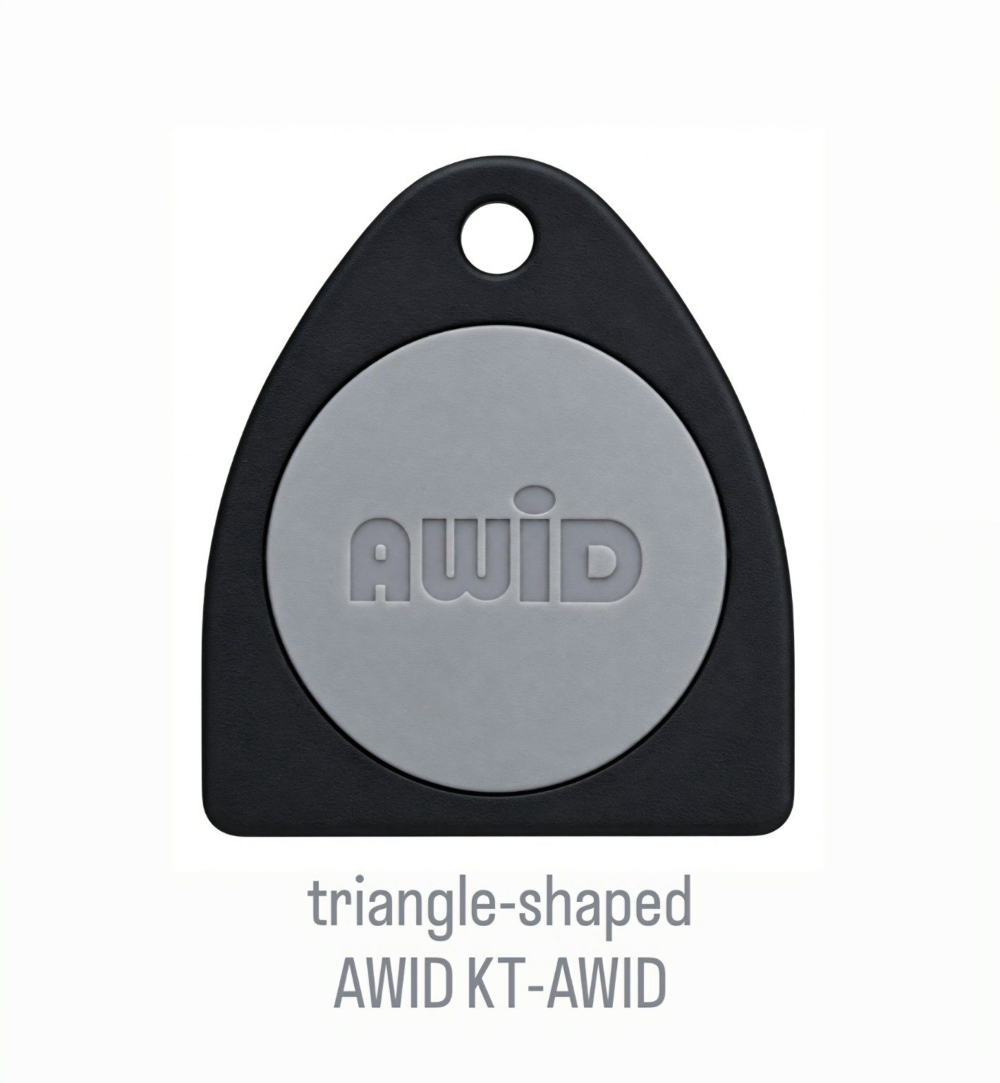 Triangle-shaped AWID KT access fob